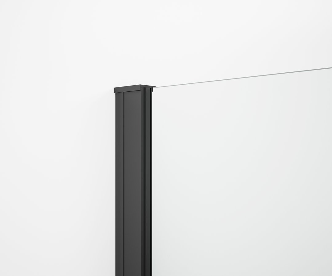 Levně Polysan ESCA SHELF stěnový profil s drážkou 2100mm, černá mat