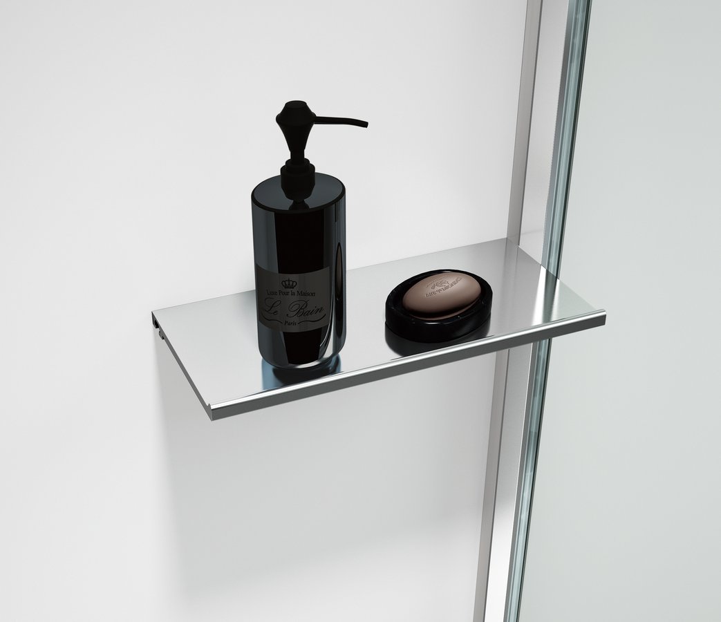 Levně Polysan ESCA SHELF polička do profilu 230x120mm, chrom