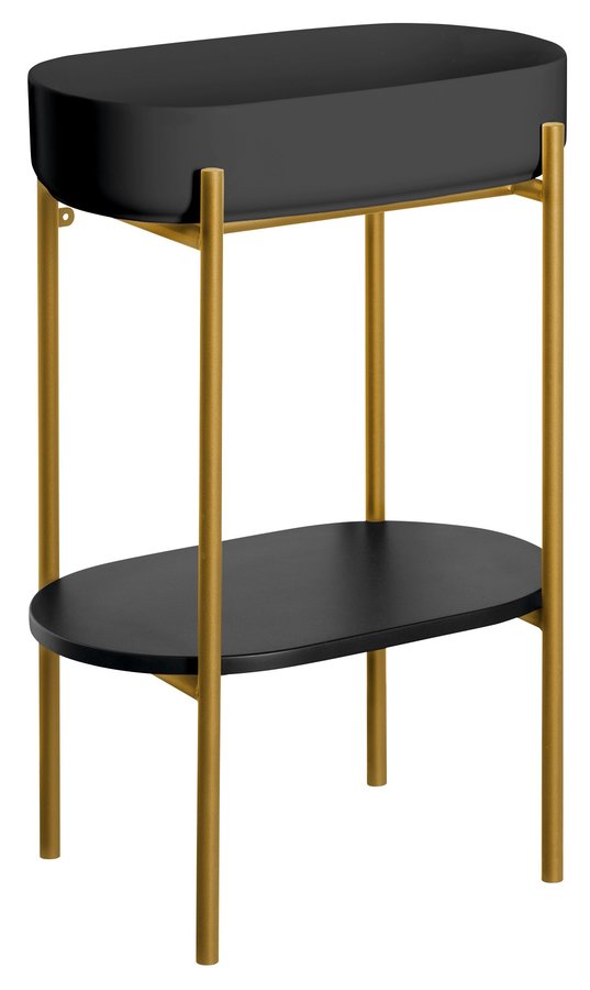 Levně Sapho PUNO podstavec s umyvadlem 550x860x360mm, zlato mat