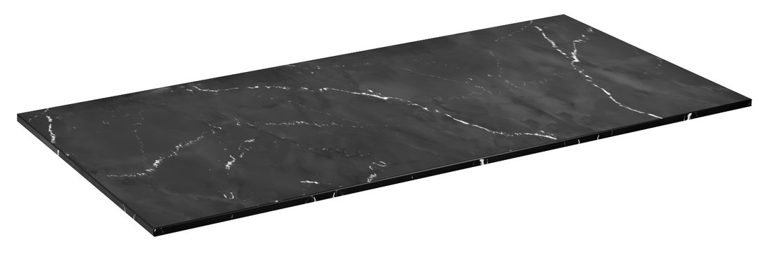 Sapho LOREA deska Rockstone 101x1,2x52,5cm, black attica