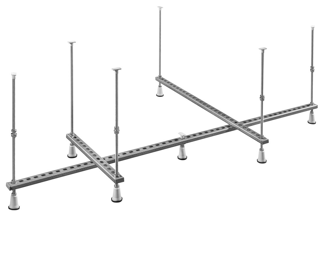 Levně Polysan Nosná konstrukce pro asymetrickou vanu 170x100cm