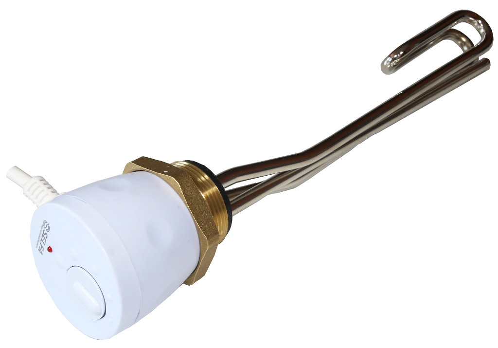 Levně Elektrická patrona 3000 W pro bojlery Elíz 200 - 500 litrů - přídavná elektrická topná spirála 3kW se závitem 6/4"
