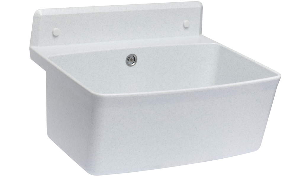 Levně Zelvo Plastová výlevka PROMAX 55 X 42 cm (Zelvo Promax 550 White)- bílý granit