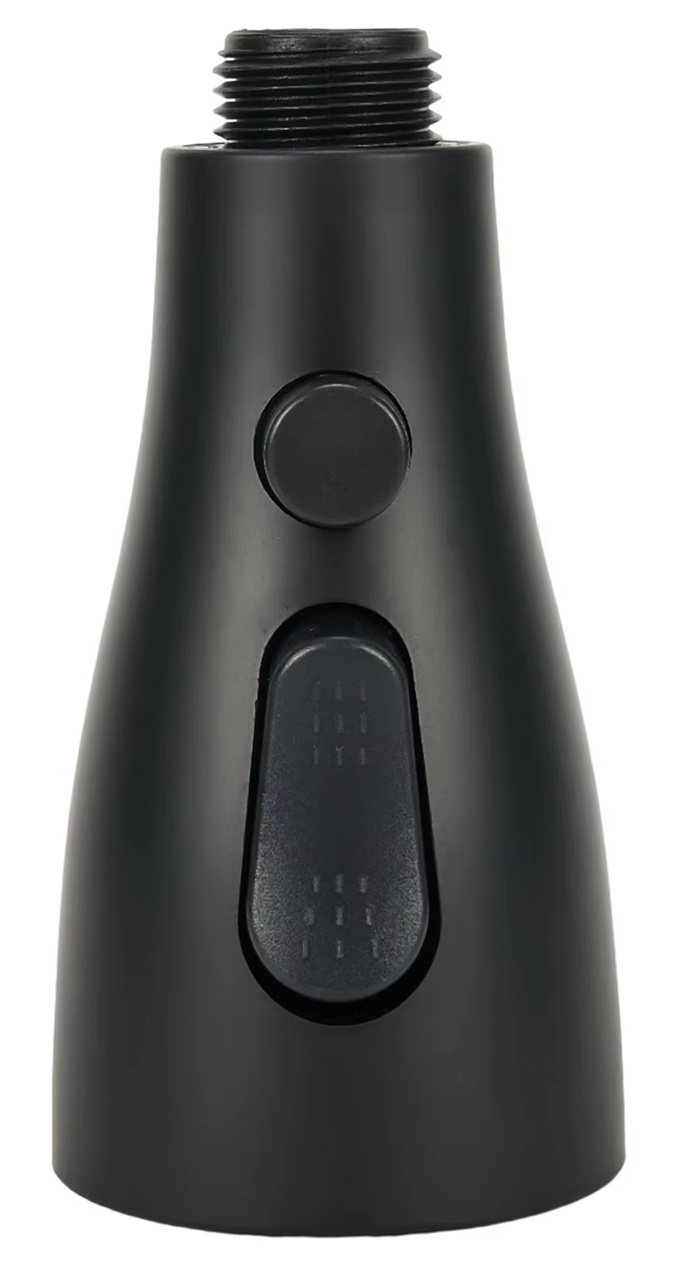 Eco produkty Spiral náhradní dřezová výsuvná sprcha ke kuchyňské baterii, spirálový proud, přepínání, 3 programy, černá