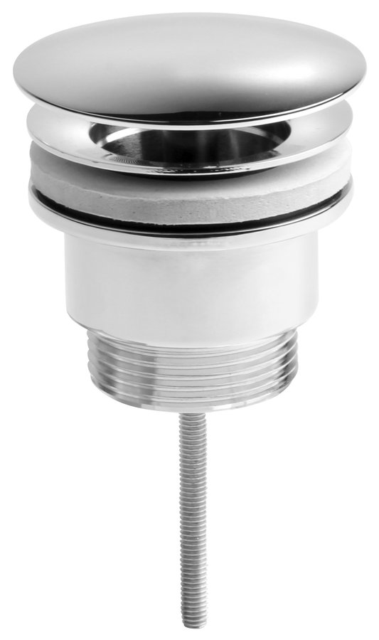 Sapho Umyvadlová výpust 5/4“, neuzavíratelná, velká zátka, 5-65mm, chrom