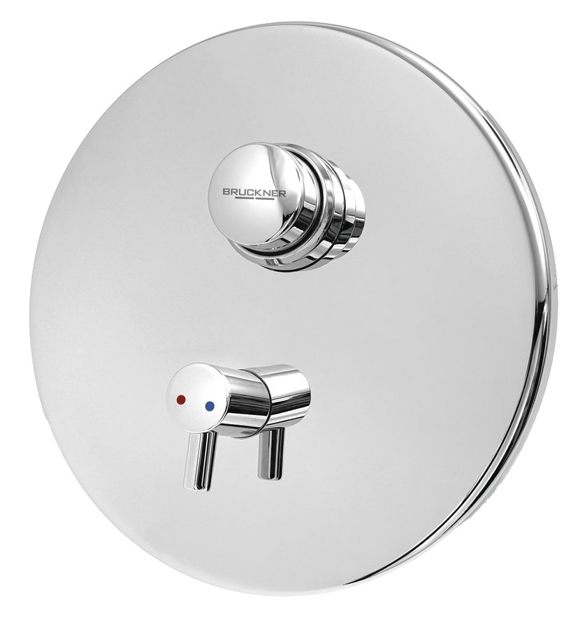 Bruckner TEMPOR samouzavírací podomítkový sprchový ventil s regulací teploty, chrom