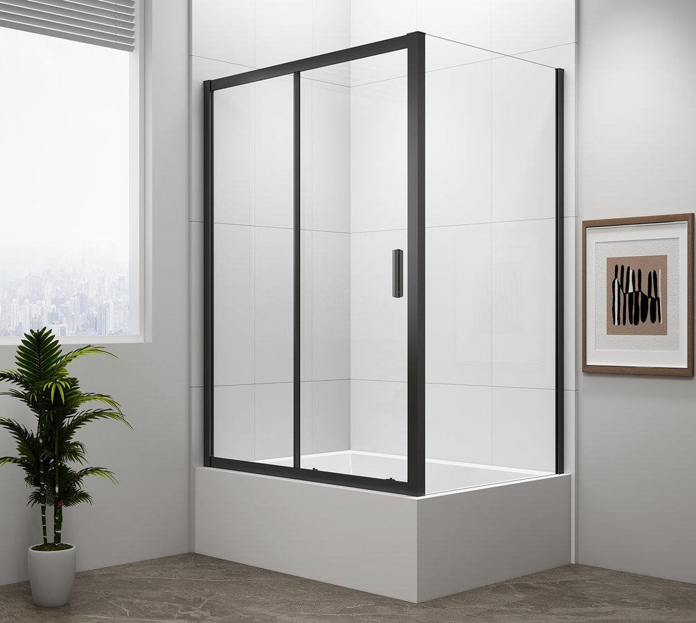 Levně Polysan DEEP BLACK obdélníkový sprchový kout 1200x750mm L/P varianta, čiré sklo