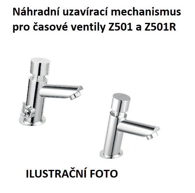 NOVASERVIS náhradní vnitřní uzavírací mechanismus pro baterie tlačným ventilem Z501 a Z501R - 1ks