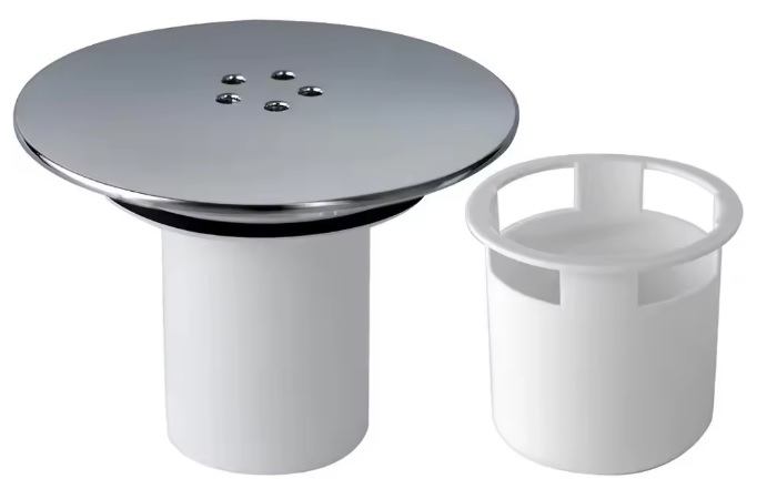 Eco produkty Náhradní kryt 115 mm sprchového sifonu s kalíškem, chrom