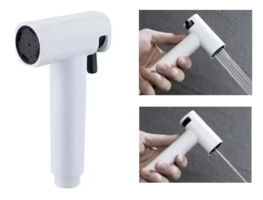 Eco produkty Sting bidetová sprška dvoufunkční se stopkou - klasický proud bideta a tenký soustředěný proud, bílá