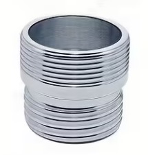 Eco produkty Redukce perlátoru M22x1 x 1/2" oba vnější závity, mosaz - chrom