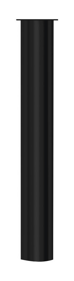 Levně Sapho Prodloužená trubka sifonu s přírubou, 32/300mm, černá mat