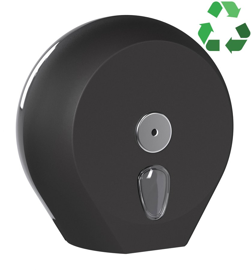 Levně MARPLAST ECOLORED zásobník na toaletní papír max. Ø 23cm, ABS, Soft Touch, černá mat