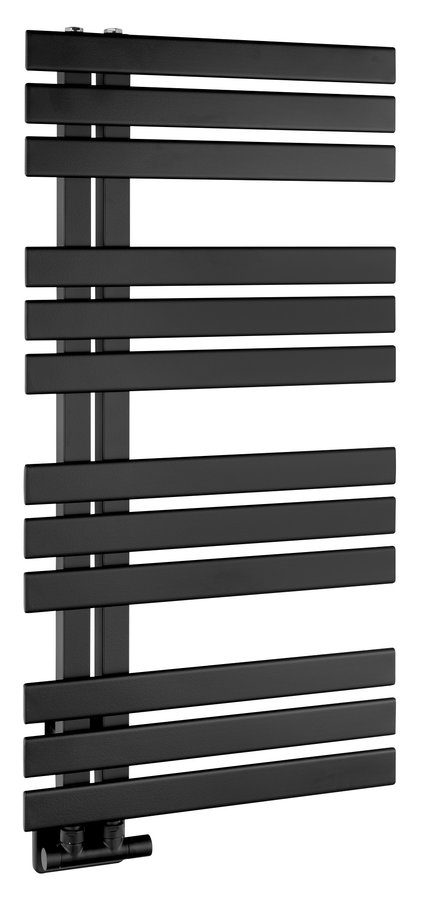 Levně Sapho SILVANA otopné těleso 500x972mm, černá mat