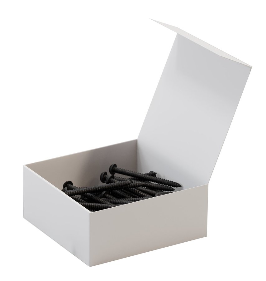 SAMONA Vruty pro upevnění akustických panelů, 4,5x45mm, 50ks, černá