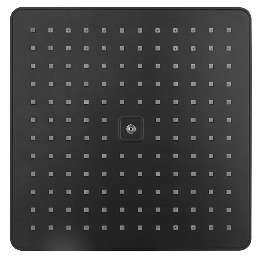 Levně Aqualine Hlavová sprcha, 300x300 mm, ABS/černá mat