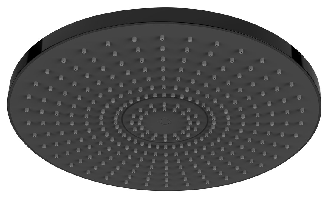 Levně Aqualine Hlavová sprcha, průměr 300mm, ABS/černá mat