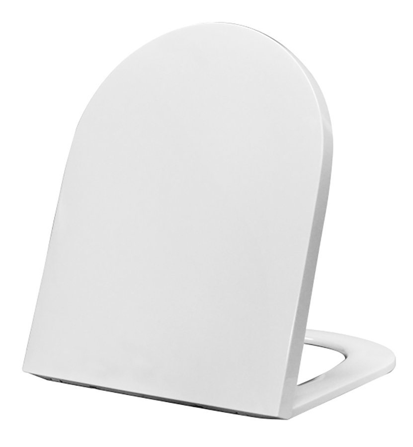 Levně Aqualine WC sedátko, Soft Close, Easy Take, bílá
