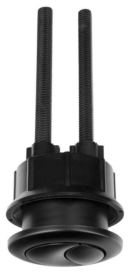 Levně Sapho Tlačítko DUAL 49mm, černá mat