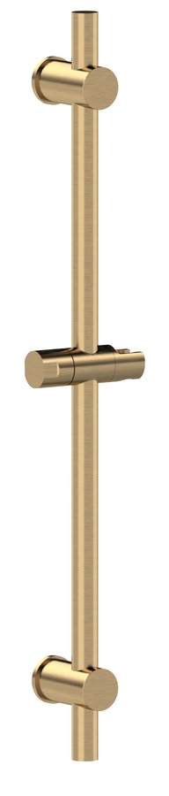 Levně Sapho Sprchová tyč, posuvný držák, kulatá, 700mm, zlato mat