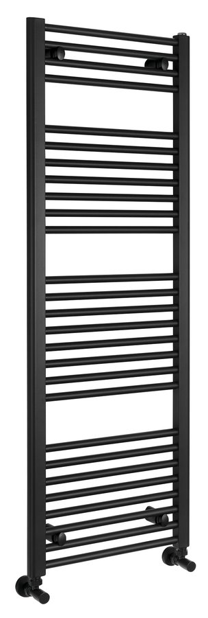 Levně Aqualine DIRECT otopné těleso s bočním připojením 450x1320mm, černá mat