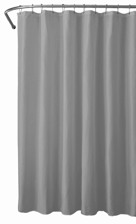 Levně Aqualine Sprchový závěs 180x200cm, polyester, šedá