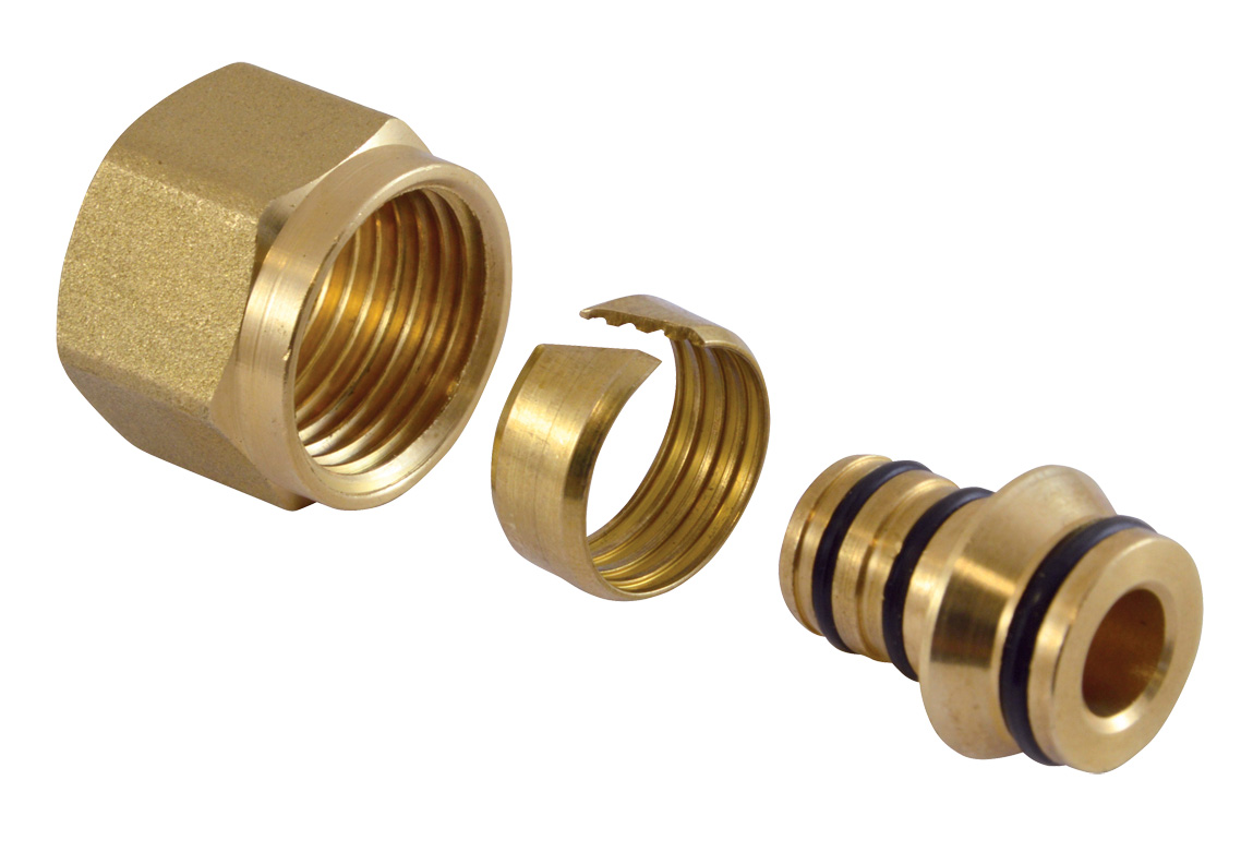 Levně Novaservis Svěrné šroubení 1/2"- pro AL-PEX 16x2 mm, 2 ks (ZL15PEXAL)