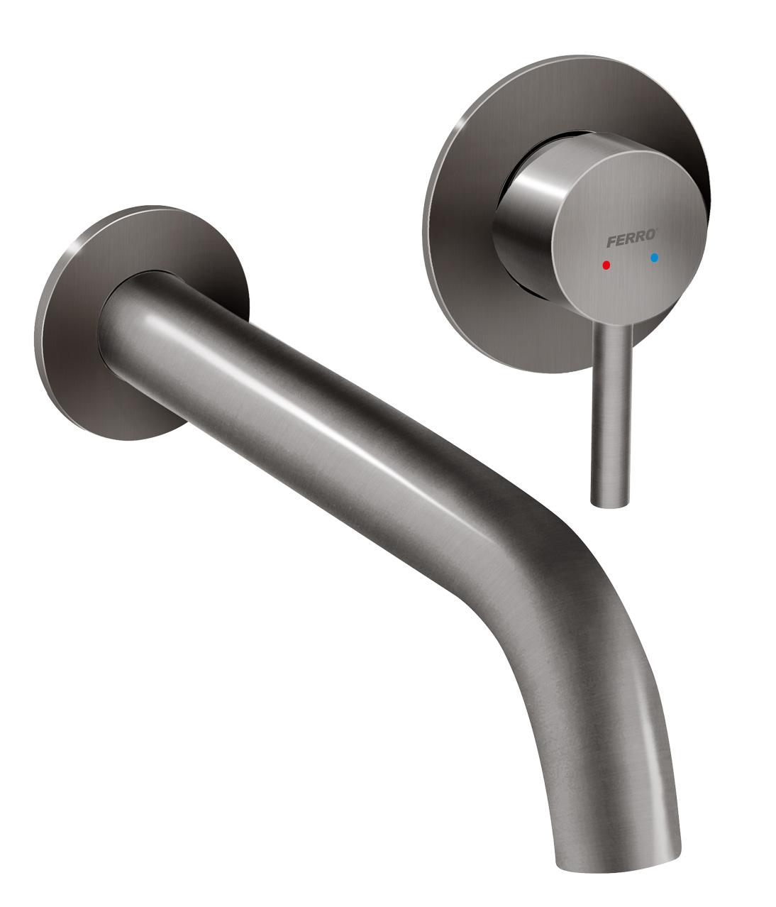 Levně Novaservis Umyvadlová nástěnná podomítková baterie Ciriculus, gun metal (BCK3PAGM)
