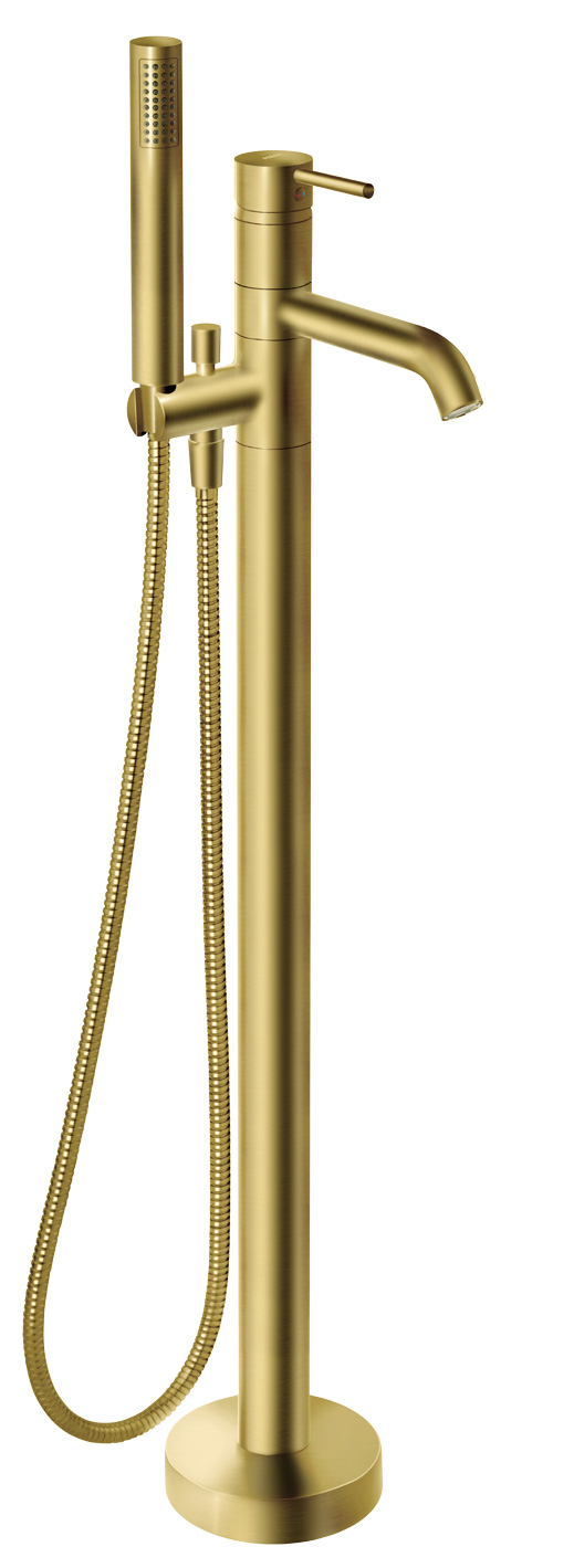 Levně Novaservis Vanová baterie stojící Ciriculus, brushed gold (BCK11FBG)
