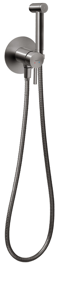Levně Novaservis Bidetová podomítková baterie Ciriculus, gun metal (BCK66PGM)