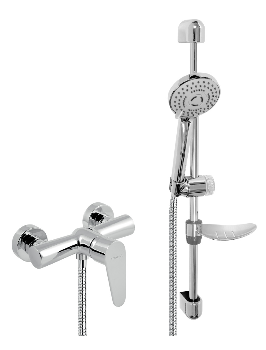 Levně Novaservis Koupelnová sada sprchová Titania Fresh, chrom (96061KIT-0)