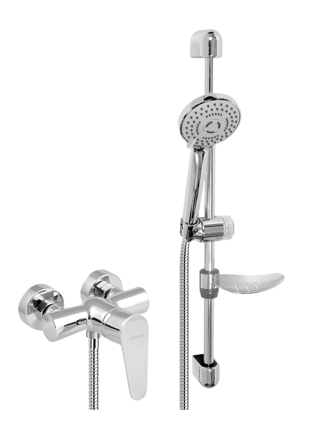 Levně Novaservis Koupelnová sada sprchová Titania Fresh, chrom (96065KIT-0)