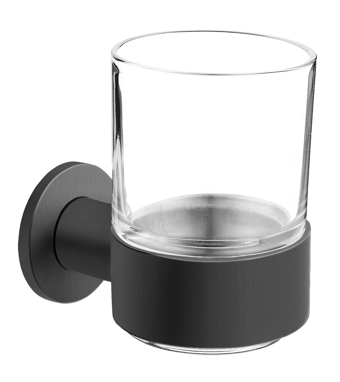 Levně Novaservis Držák kartáčků SMILE, gun metal (ASM03GM)