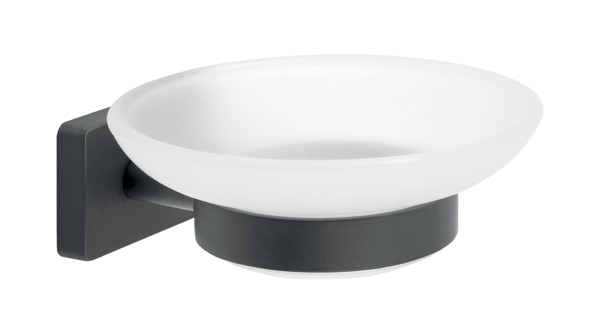 Levně Novaservis Mýdlenka GRETA, gun metal (AGR02GM)