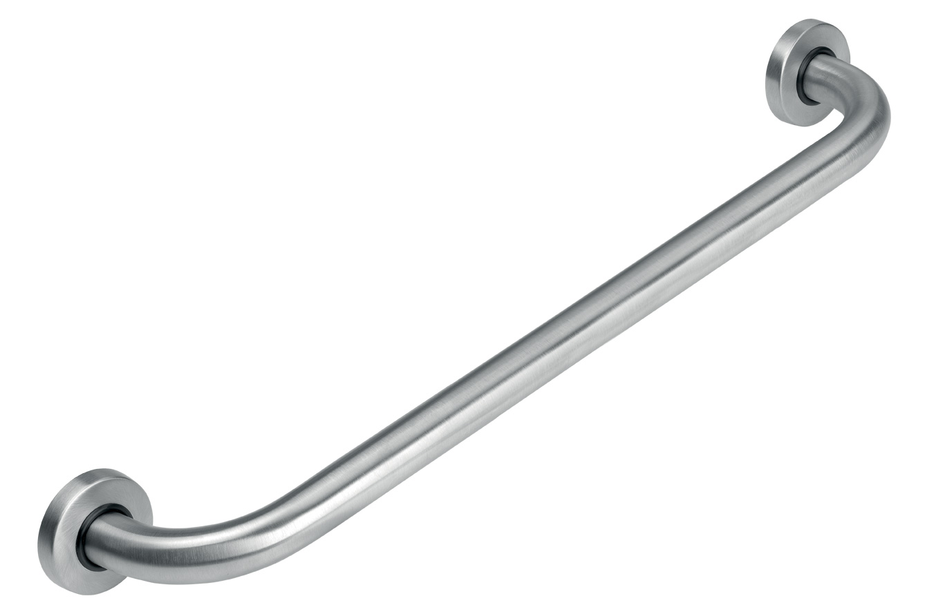 Levně Novaservis Madlo rovné 600 mm s krytkami kartáčovaná nerez (R6661-4)