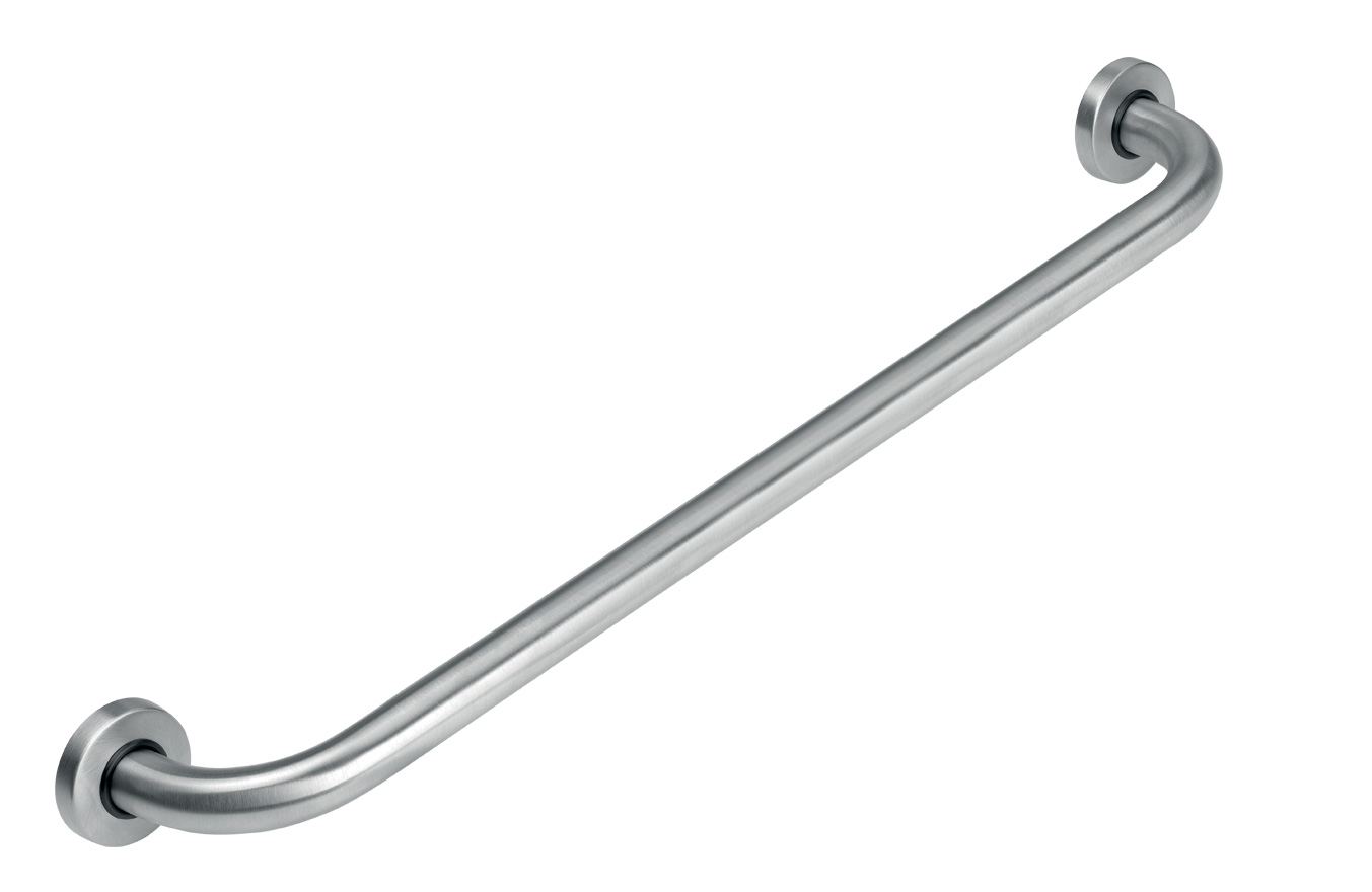 Levně Novaservis Madlo rovné 800 mm s krytkami kartáčovaná nerez (R6680-4)