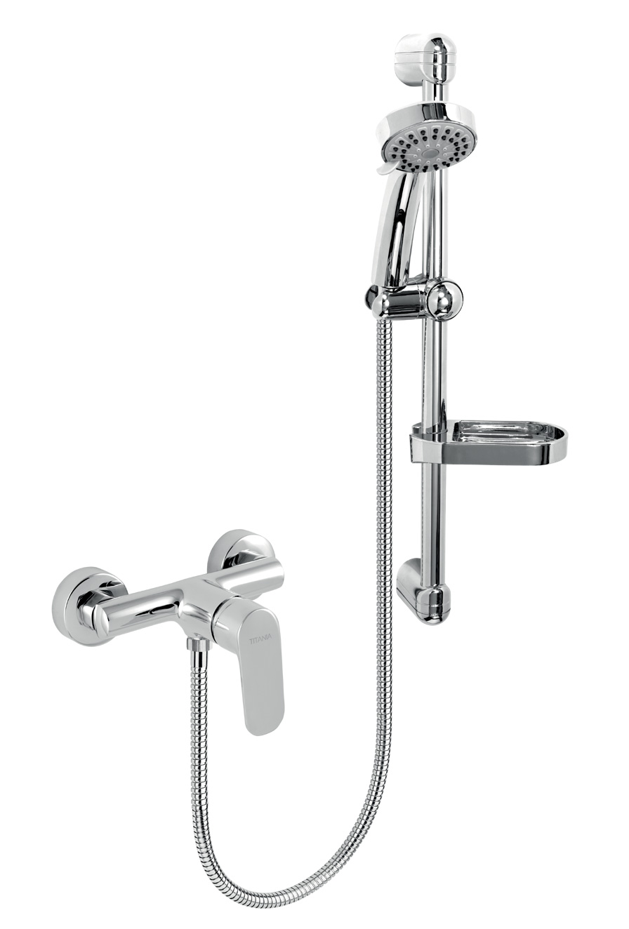 Levně Novaservis Koupelnová sada sprchová Titania Cosmos, chrom (90261KIT-0)