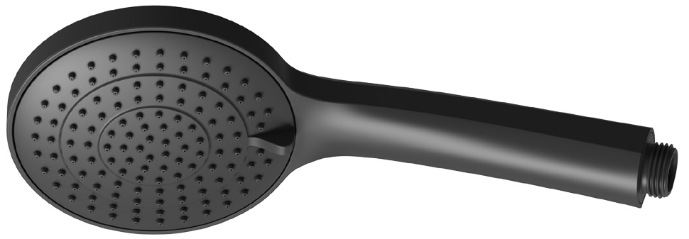 Levně Novaservis Sprchová růžice 3 - polohová Nostris, černá (S99BL)