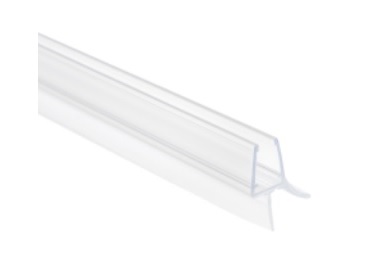 Levně Eco produkty Spodní universální těsnění na sprchové dveře (okapnička); na sklo 4 - 6 mm; délka 1000 mm; výška břitu 12 mm