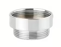 Eco produkty Redukce perlátoru M24x1 vnitřní závit / M22x1 vnější závit, mosaz -chrom