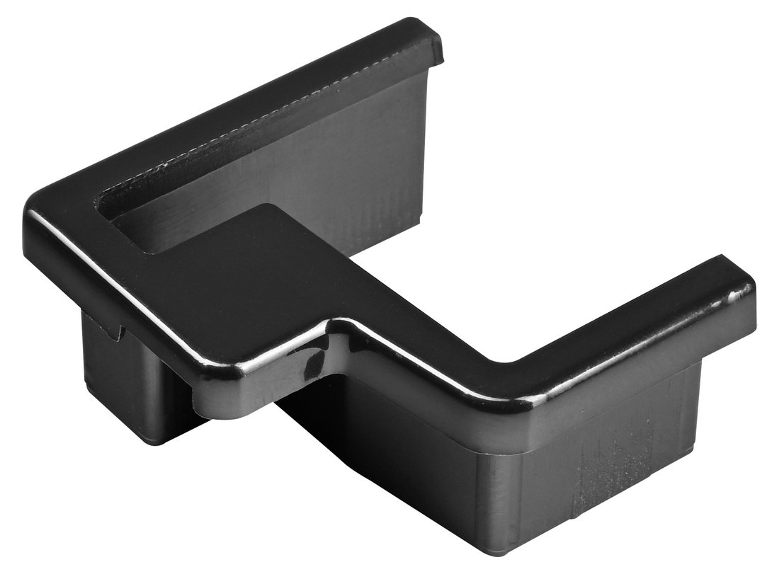 Levně Polysan EASY BLACK krytka spojovacího profilu, pravá