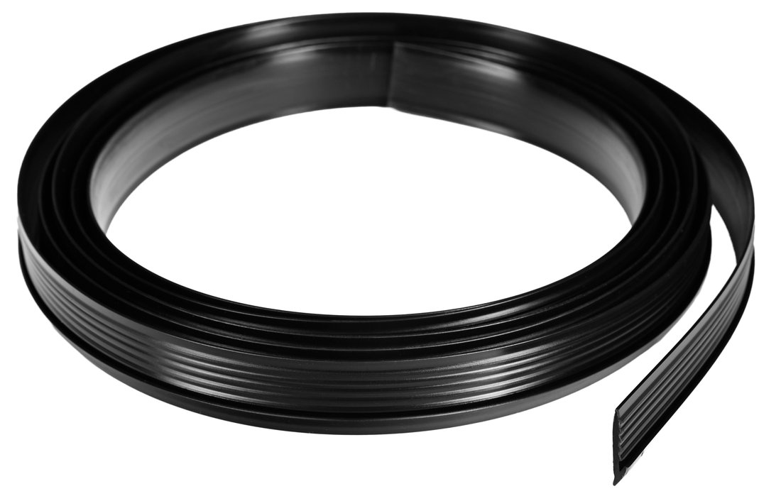 Levně Polysan EASY BLACK zamačkávací těsnění 2000mm