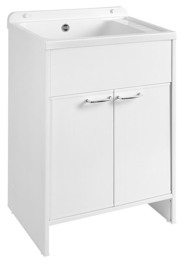 Levně Aqualine Plastová výlevka s plastovou skříňkou 58x38 cm, včetně sifonu