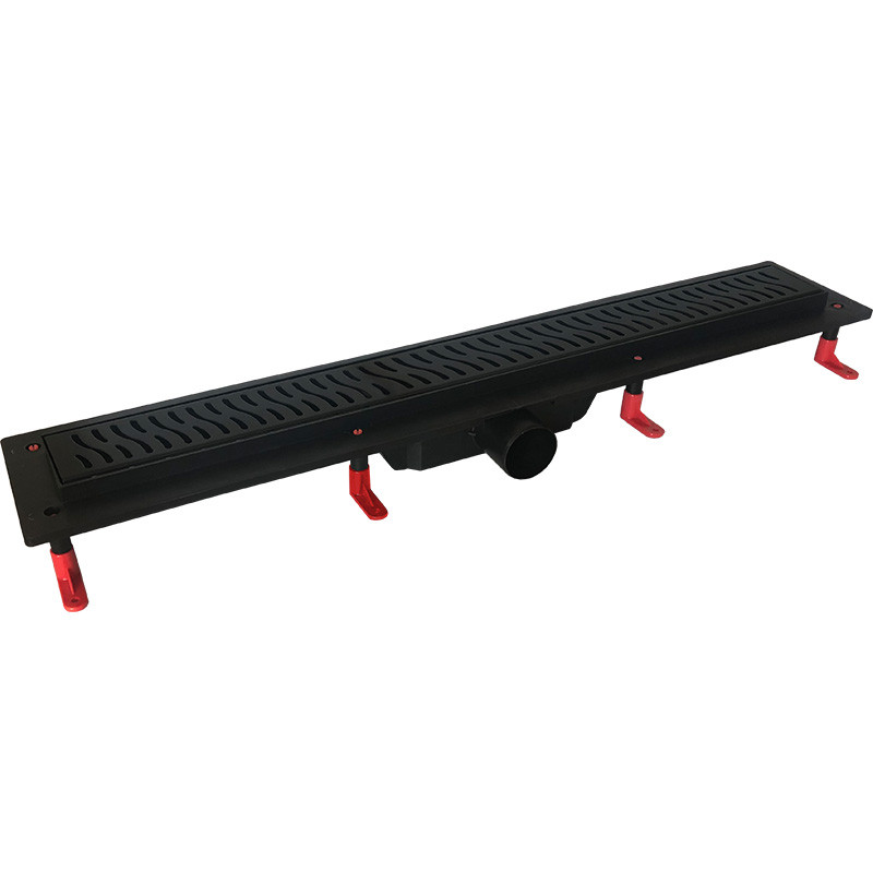Levně HOPA Odtokový žlab STANDARDline BLACK — Rozměr A - 100, Varianta roštu - Harmony