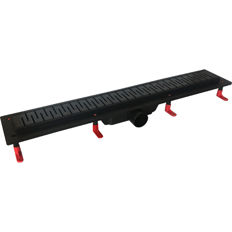 Levně HOPA Odtokový žlab STANDARDline BLACK — Rozměr A - 100, Varianta roštu - Medium