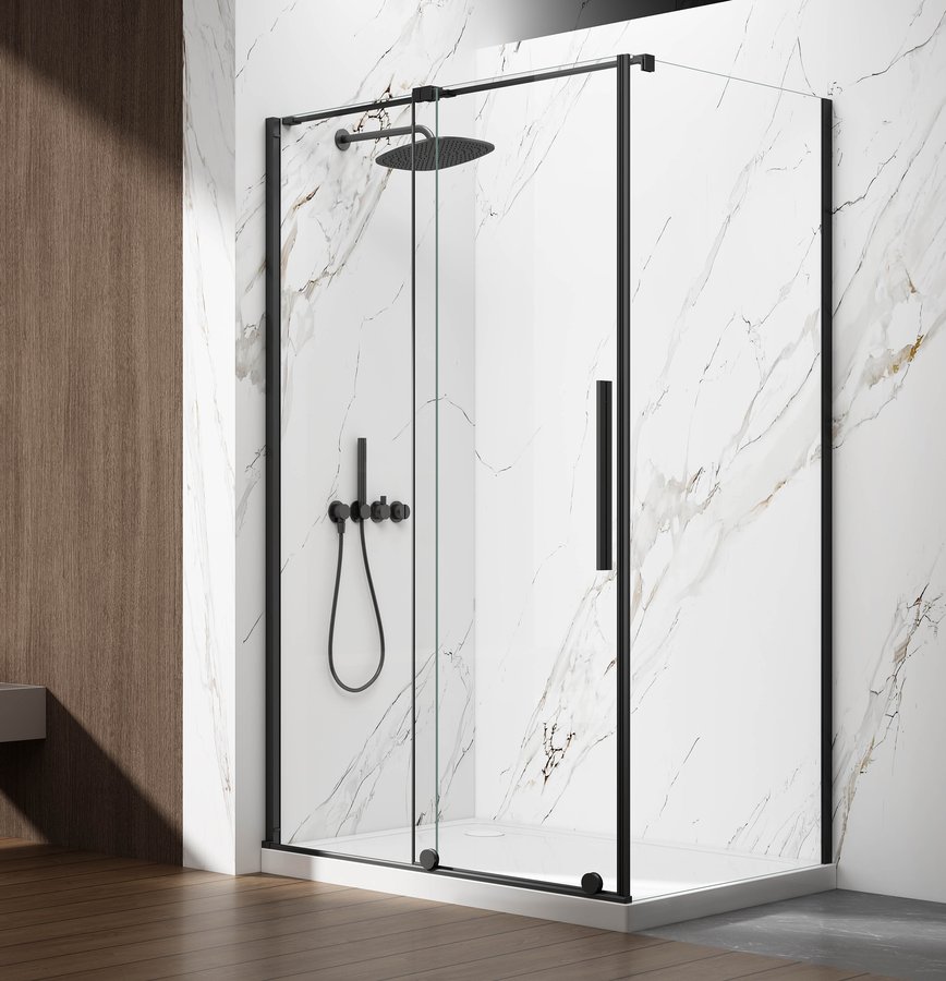 Levně Gelco SPIRIT BLACK obdélníkový sprchový kout 1500x800mm L/P varianta