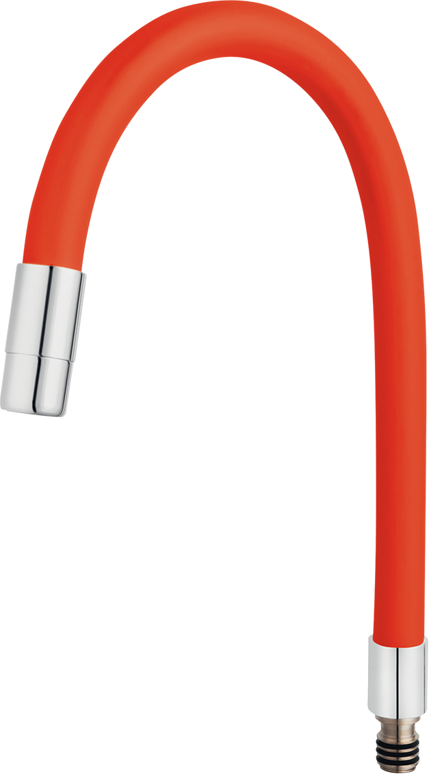 Novaservis Elastické rameno k baterii 70710, červená-chrom