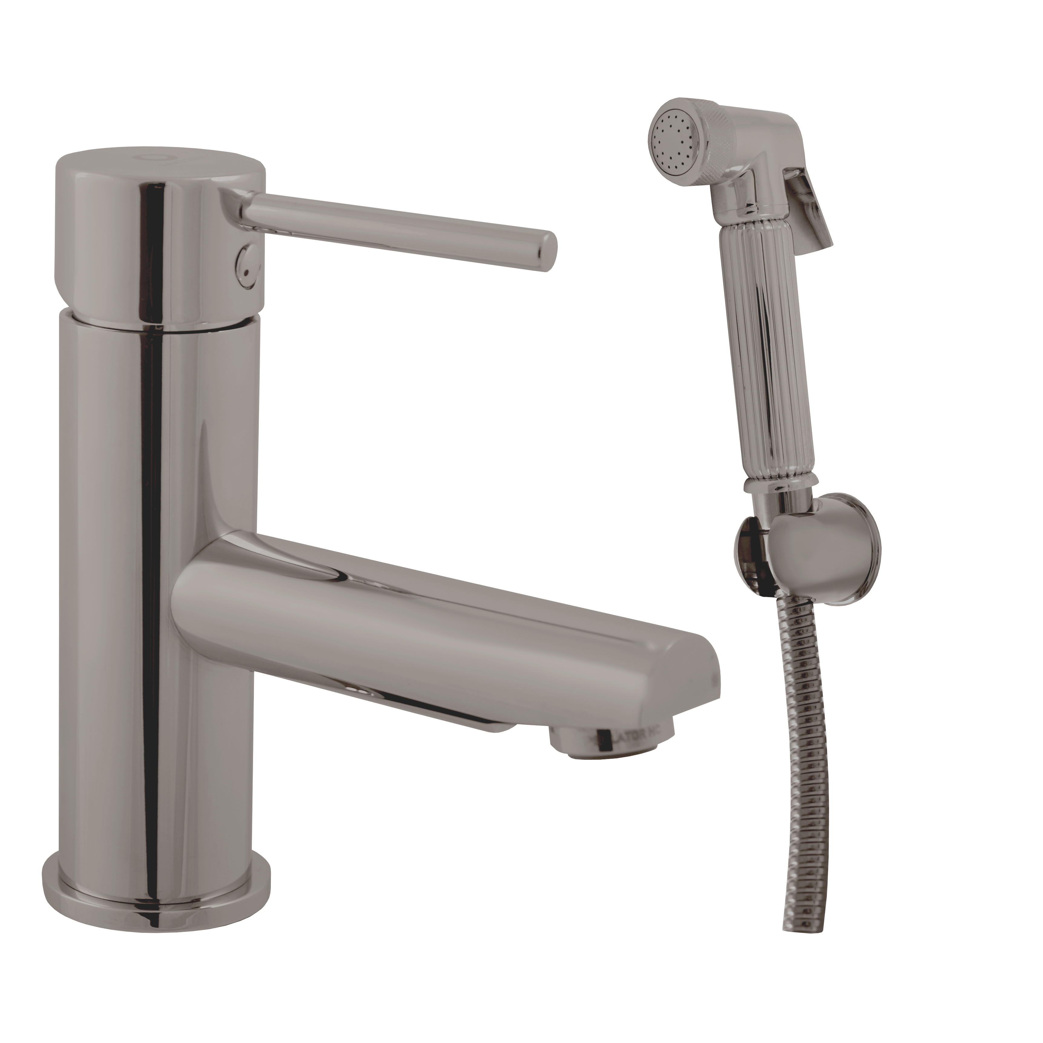 SEINA - Bidetová baterie  bez výpusti, Metal grey - lesklá, SE946.0/1MGL, RAV Slezák - připojení 3/8"