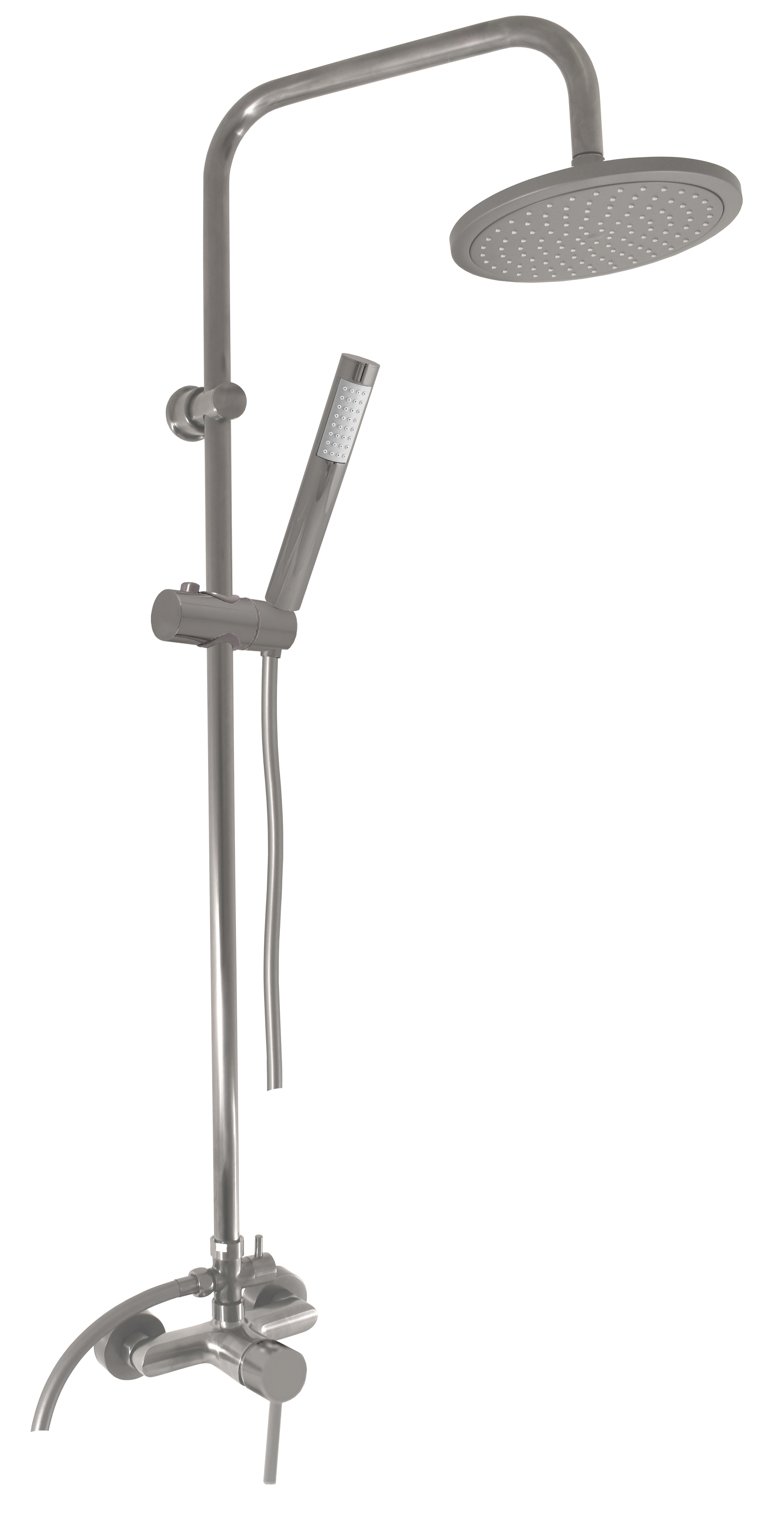 Levně SEINA - Sprchový systém s vodovodní baterií, Metal grey - lesklá SE982.5/7-61MGL, RAV Slezák