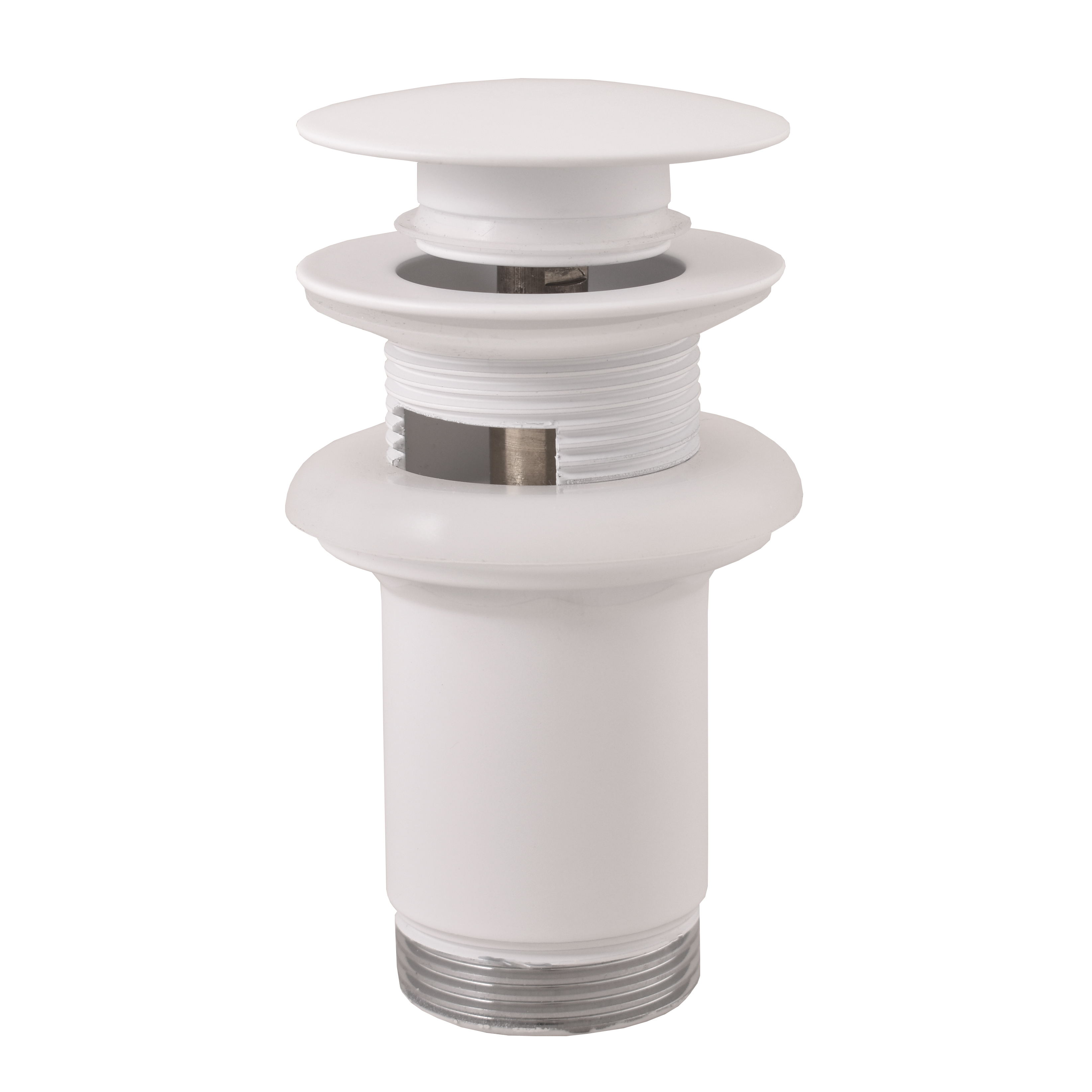 Levně Výpusť umyvadlová CLICK-CLACK 5/4", Bílá matná MD0484BMAT, RAV Slezák